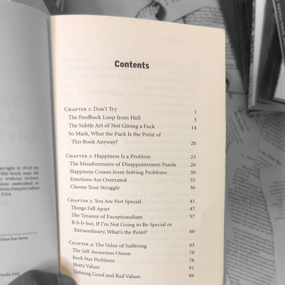 The Subtle Art of Not Giving a F*ck By Mark Manson