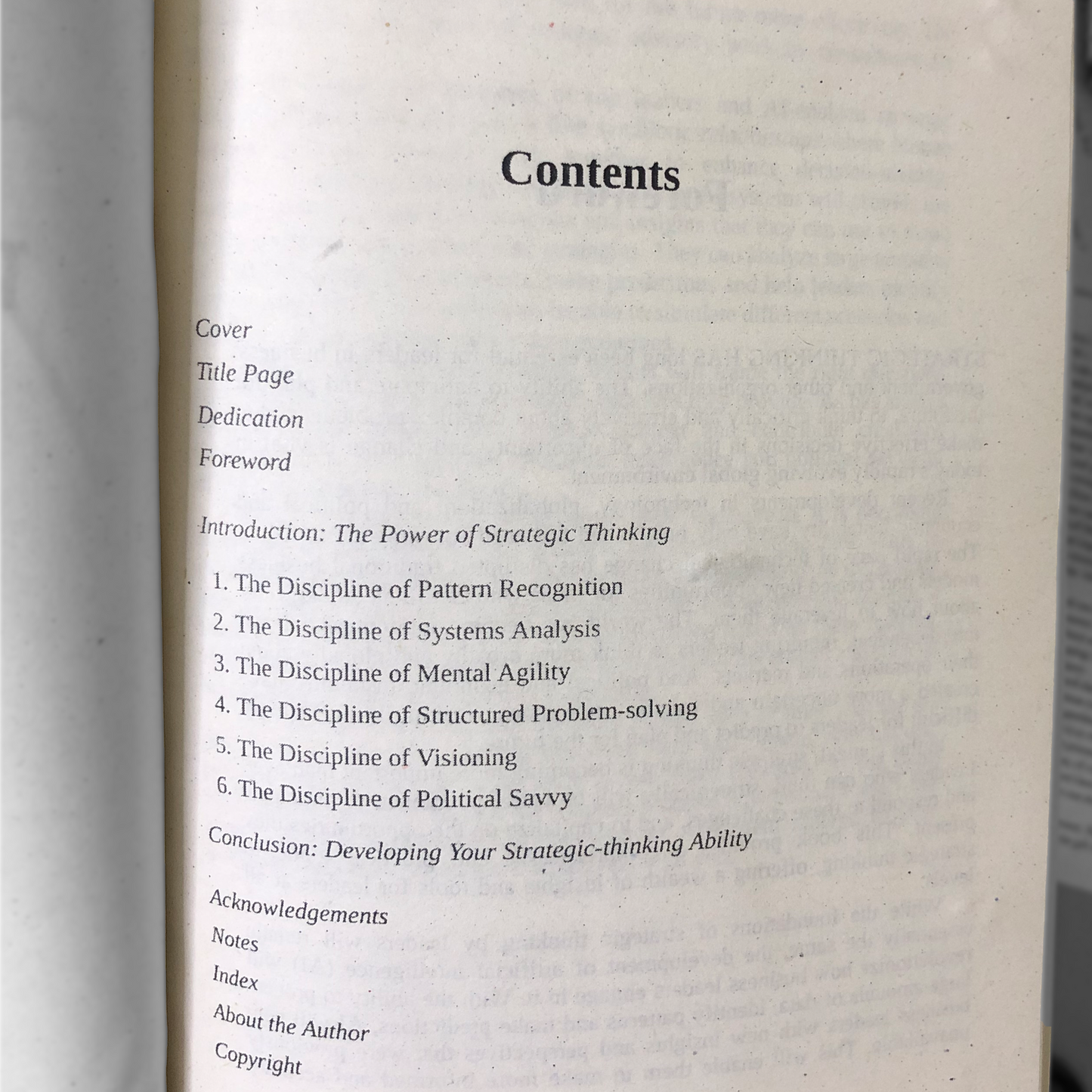 The Six Disciplines of Strategic Thinking By Michael D. Watkins